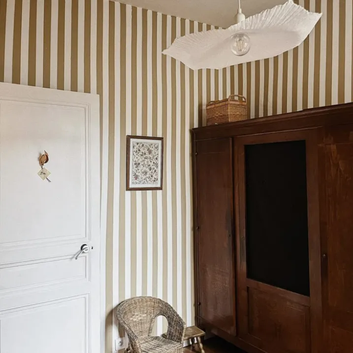 Abat jour en papier mâché