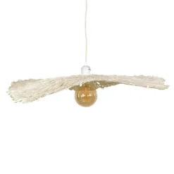Abat-jour en papier mâché pour suspension