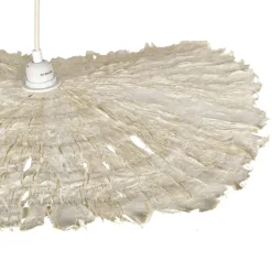 Abat-jour en papier mâché pour suspension