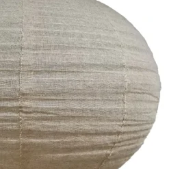 Abat-jour lanterne tissu effet lin