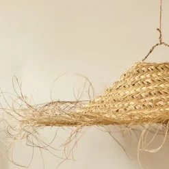Abat-jour parasol Doum fibre de palmier