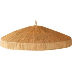 Abat-jour parasol raphia Japandi