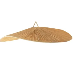 Abat-jour parasol raphia volanté