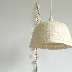 Abat-jour suspension en papier mâché naturel D41
