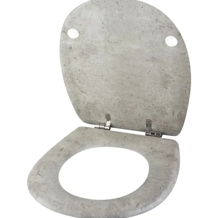 Abattant déclipsable au style béton armé
