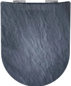 Abattant double OLFA déclipsable imitation ardoise mat