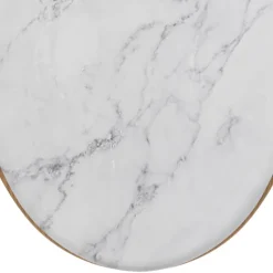 Abattant WC bois à effet marbre