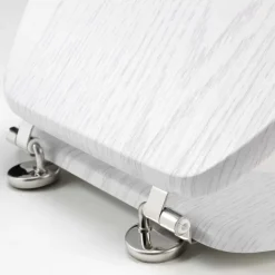 Abattant wc à effet bois