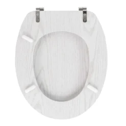 Abattant wc à effet bois