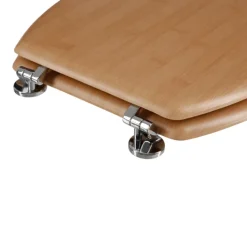 Abattant WC en bois effet bambou