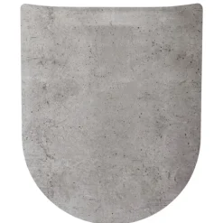 Abattant wood slim avec descente assistée à effet béton armé