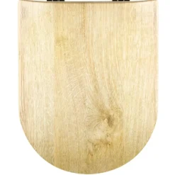 Abattant wood slim déclipsable au look bois clair
