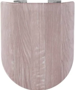 Abattant wood slim déclipsable au bois veineux