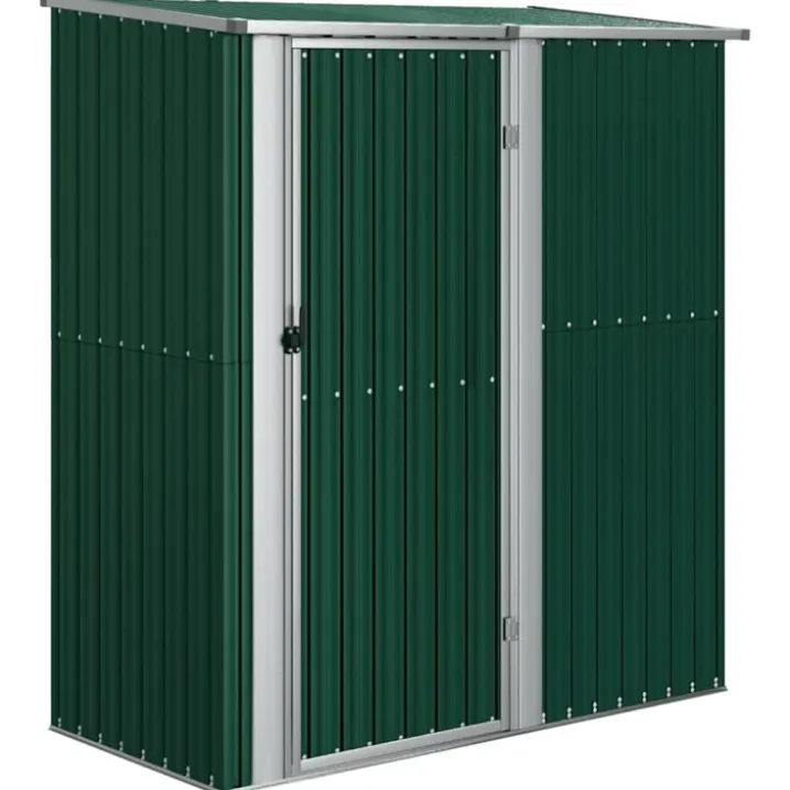 Abri de jardin avec porte verrouillable en acier galvanisé