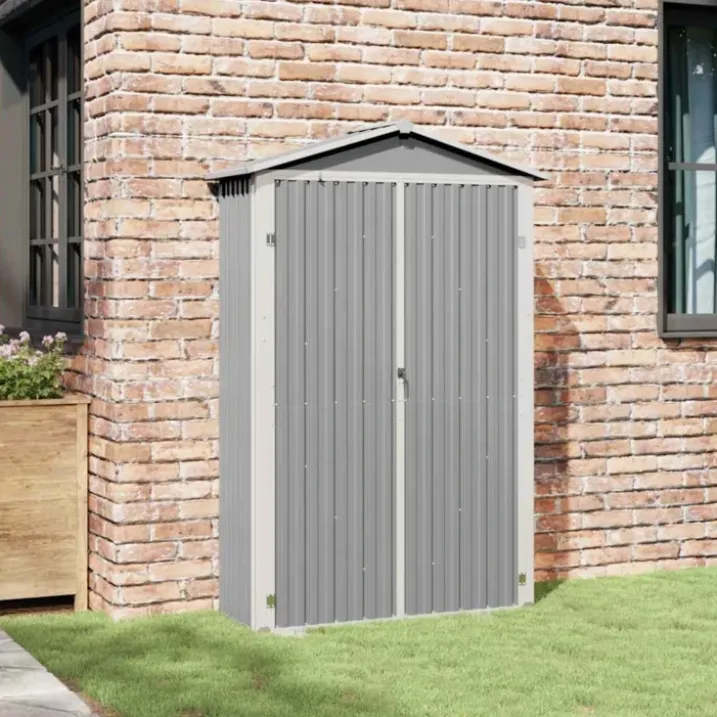 Abri de jardin compact en acier galvanisé