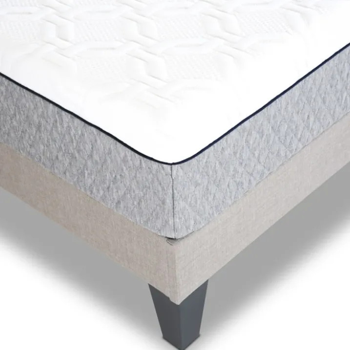 AMBOISE - Matelas mémoire de forme + sommier bois - ferme