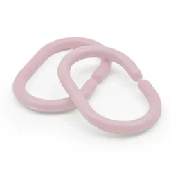 Anneaux de rideau de douche x12 en plastique