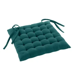 Assise matelassée en coton et polyester recyclé