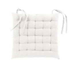 Assise matelassée en coton et polyester recyclé