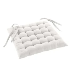 Assise matelassée en coton et polyester recyclé