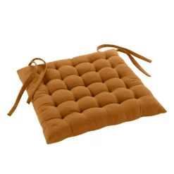 Assise matelassée en coton et polyester recyclé