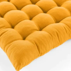 Assise matelassée en coton et polyester recyclé