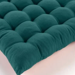 Assise matelassée en coton et polyester recyclé