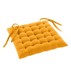 Assise matelassée en coton et polyester recyclé