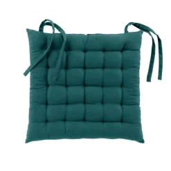 Assise matelassée en coton et polyester recyclé