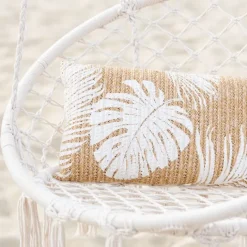 Balancelle suspendue en macramé bohème chic