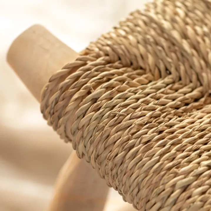 Banc bois naturel Japandi