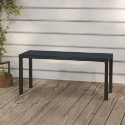 Banc de jardin acier
