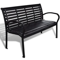 Banc de jardin au style industriel