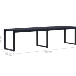 Banc de jardin en fer