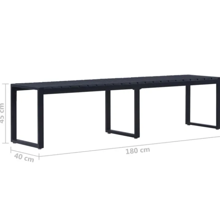 Banc de jardin en fer