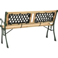 Banc de jardin style vintage