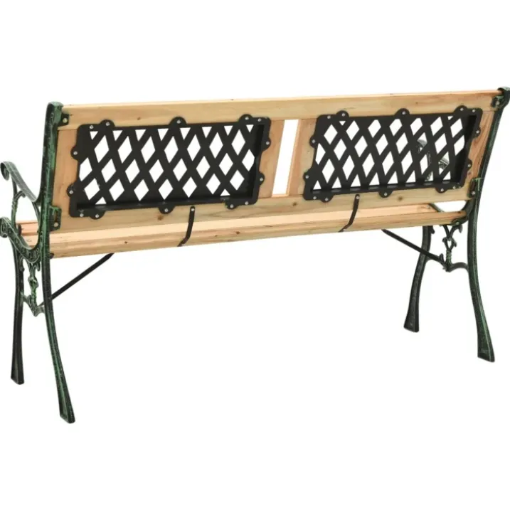 Banc de jardin style vintage