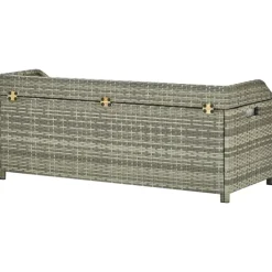 Banc de rangement de jardin
