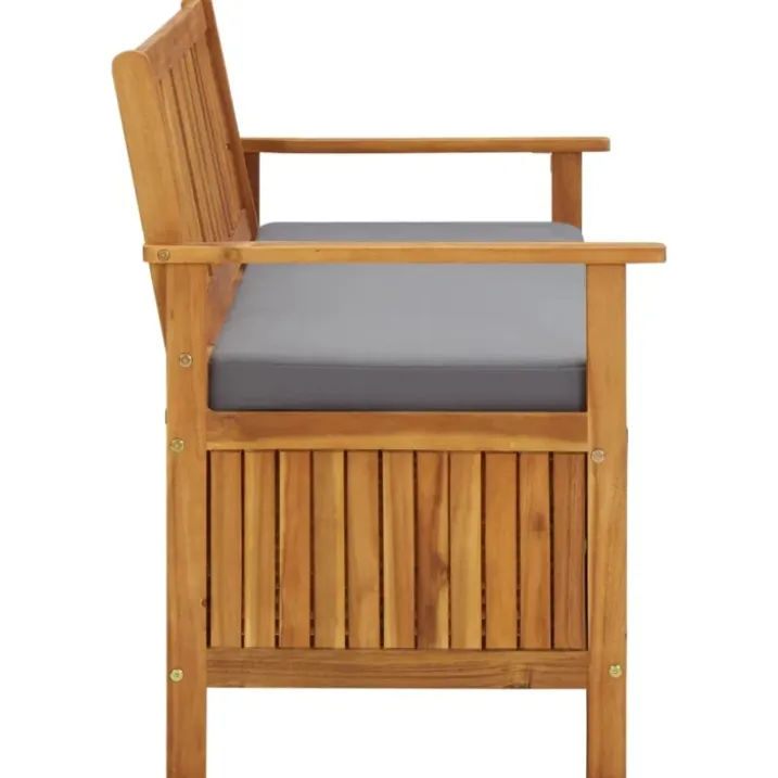 Banc de rangement de jardin en acacia