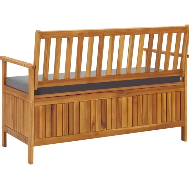 Banc de rangement de jardin en acacia