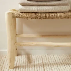 Banc Marocain Doum tressage central