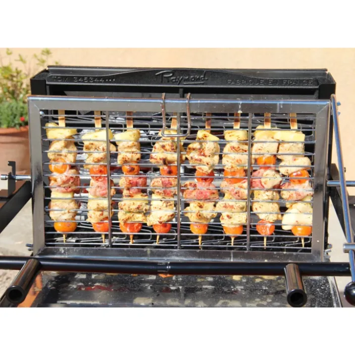 Barbecue à cuisson verticale avec système breveté