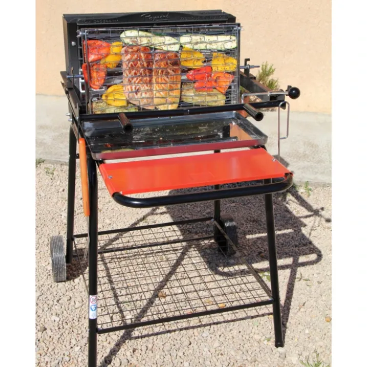 Barbecue à cuisson verticale avec système breveté