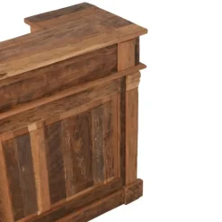 Bar en bois rangements multiples