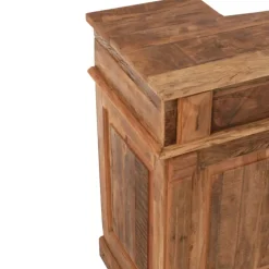 Bar en bois rangements multiples