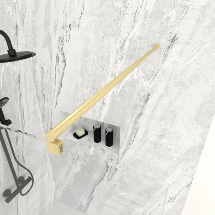 Barre de fixation extensible 70 à 100 cm pour douche italienne