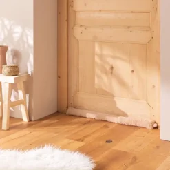 Bas de porte en imitation fourrure