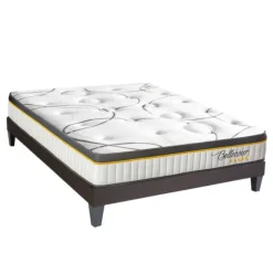 Bellecour 2.0 - Matelas ressorts ensachés + sommier bois - ferme