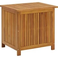Boîte de rangement extérieure en acacia