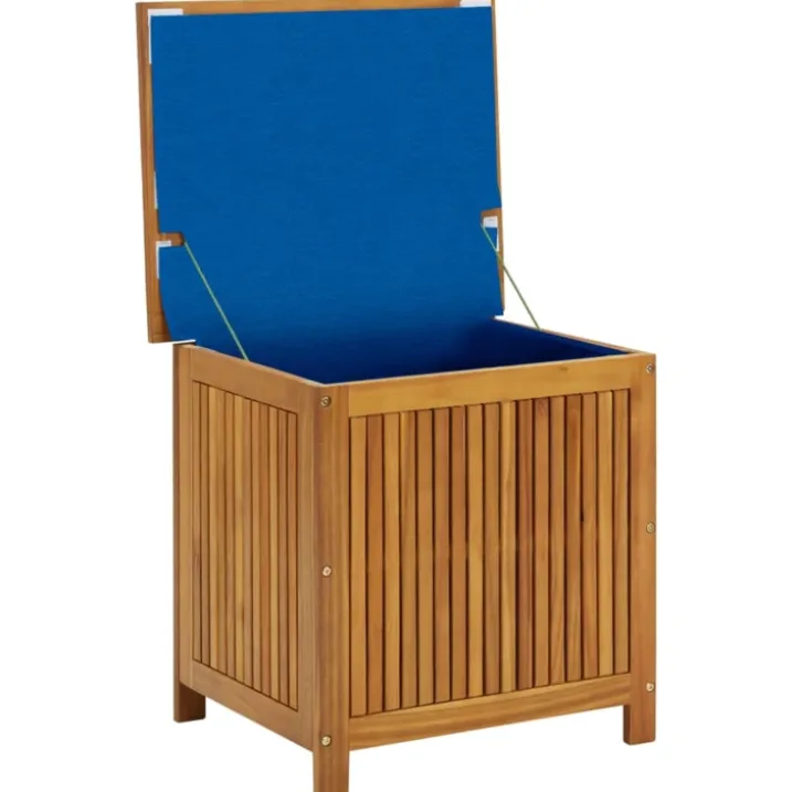 Boîte de rangement extérieure en acacia